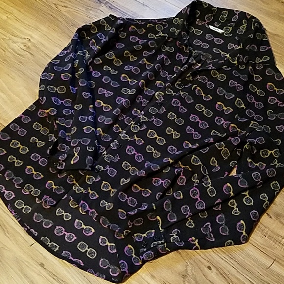 Tops - Sunglasses print top